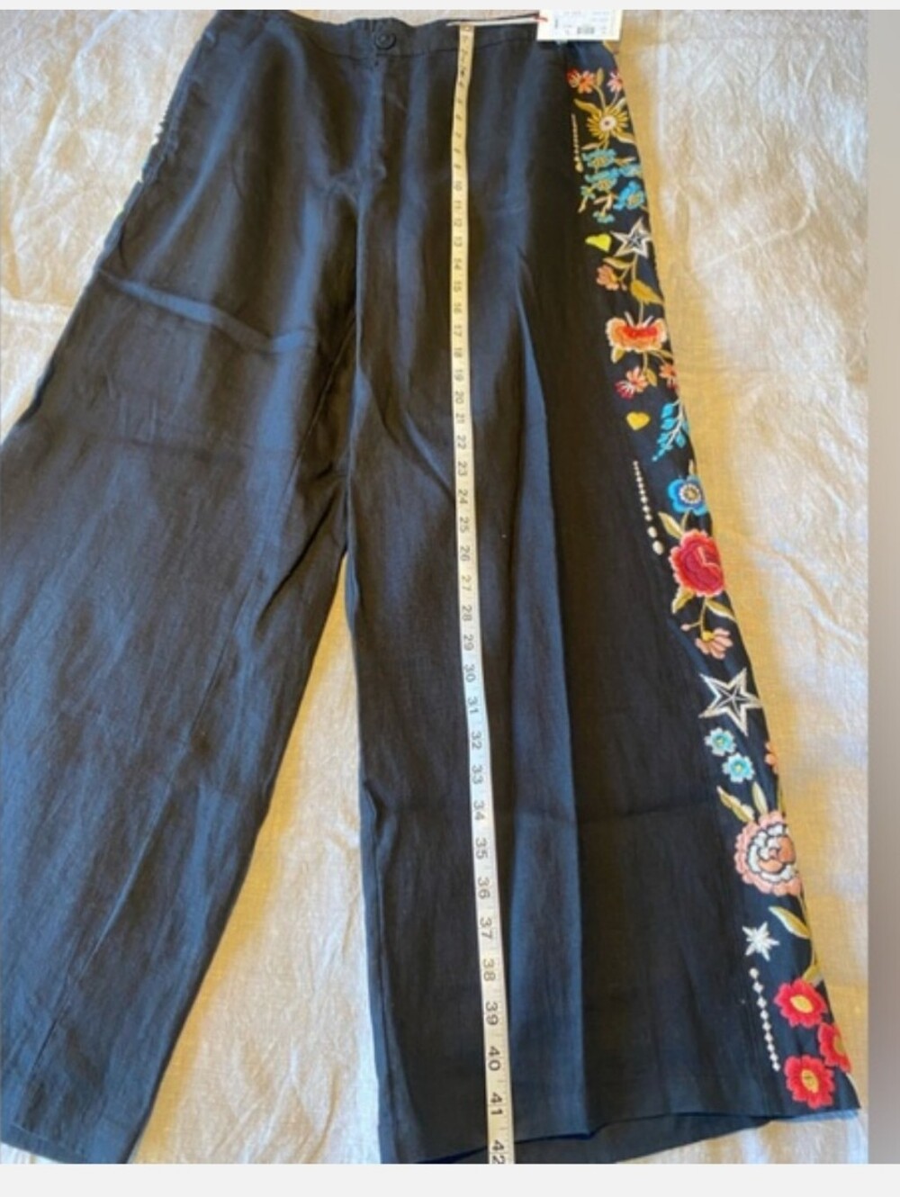 Johnny Was Maria Linen Pants, L, NWT - Picture 11 of 15